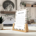 Habit Tracker Calendar - Made in USA, Designed by Local Artist, Motivational 30 day monthly challenge - Tool and gift for Productivity,