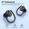 Wireless Earbuds, 2025 Ear Buds Bluetooth 5.3 Headphones Sport, 50H Playtime Bluetooth Earbuds, HD Stereo Noise Cancelling Earbud, Dual LED