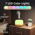 Aromatherapy Essential Oil Home Diffuser with Remote Control, 300ML Large Room Cool Mist Air Humidifier, 8 Hours Quiet Operation, Timer, 7 Colors