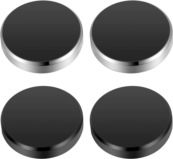 TOODOO 4 Pieces Magnetic Phone Car Mount Flat Cell Phone Holder Universal Stick on Flat Magnetic Car Mount for Dashboard Wall Windshield Table