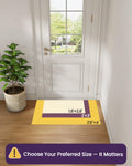 DEXI Front Door Mat Entryway, inside Entrance Doormat, Non Slip Washable Entry Mats, 19.5X31.5,Dark Sea Green