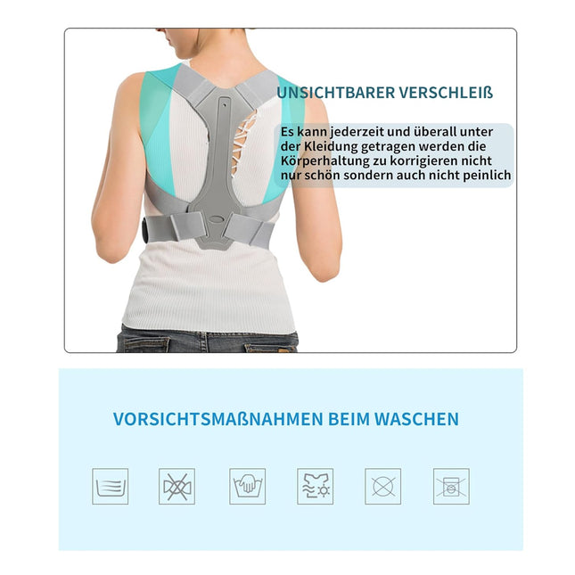 Back Brace for Posture Correction Posture Corrector for Women & Men, Adjustable Back Straightener for Improved Posture a