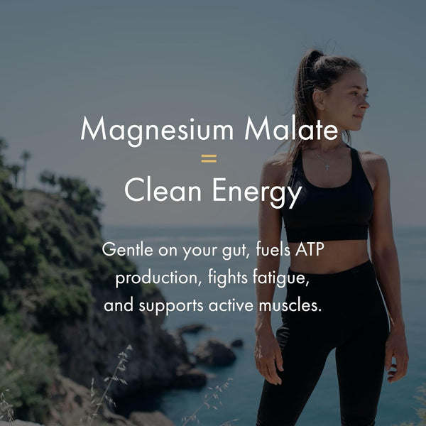 NAOMI Mighty Mg Magnesium Glycinate & Malate Complex 360Mg, High Absorption Formula, Elemental Magnesium Supports Heart Health, Strong Bones,