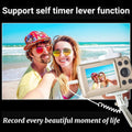 Mini Digital Camera, 720P HD Compact Portable Camcorder with 2.4 inches LCD Screen 16MP 30FPS Support 32GB Memory Card for Children, Teenagers and