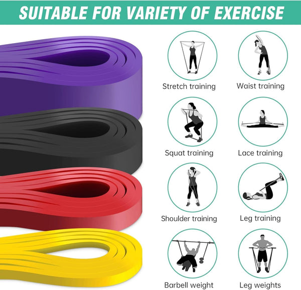 Alllvocles Resistance Band, Pull up Bands, Pull up Assistance Bands, Workout Bands, Exercise Bands, Resistance Bands Set for Legs, Working Out,