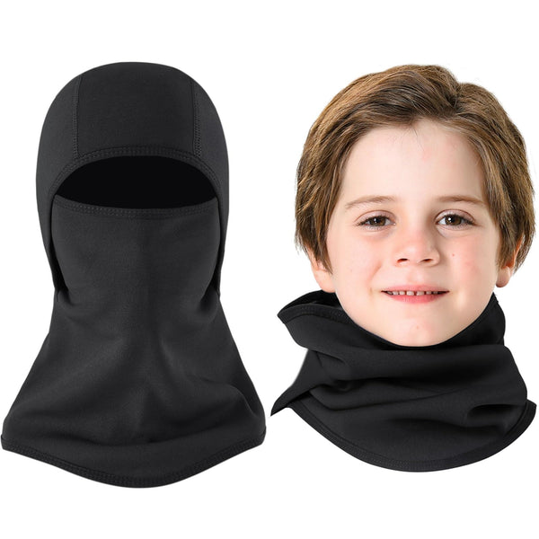 Aegend Balaclava Face Mask for Kids Age 5-12, Windproof Ski Face Neck Warmer for Cold Weather Winter Outdoor Sports
