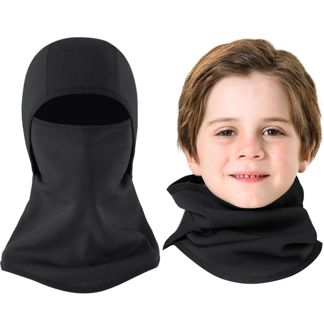 Aegend Balaclava Face Mask for Kids Age 5-12, Windproof Ski Face Neck Warmer for Cold Weather Winter Outdoor Sports