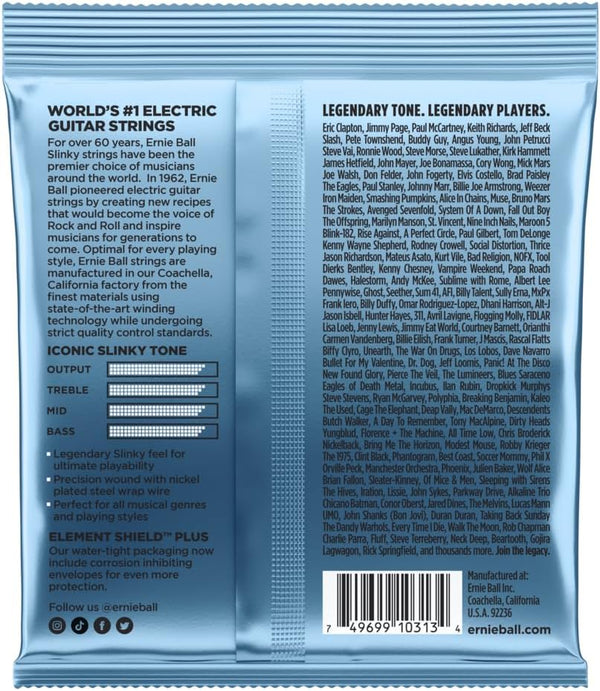 Ernie Ball Primo Slinky Nickel Wound Electric Guitar Strings, 9.5-44 Gauge (P02212)