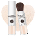Sunscreen Setting Powder SPF 35, Mineral Brush Powder for Face & Scalp, Oil Control Natural Matte Finish Loose Powder Translucent Lasting