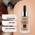 Catrice | HD Liquid Coverage Foundation | High & Natural Coverage | Vegan & Cruelty Free (008 | Fair Beige)