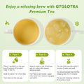 GTGLOTRA Premium Full-Leaf Loose Green Tea, 24 Pyramid Bags(4 Pack), 100% Natural No Additives, Easy Brew, Biodegradable Tea Whole Leaf Tea
