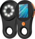 Digital Microscope Handheld 2.0 Inch IPS Color Screen,Portable Digital Magnifying Glass 500X,Marco Microscope for Kids,Built-In 8LED Lights,Usb