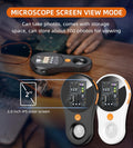 Digital Microscope Handheld 2.0 Inch IPS Color Screen,Portable Digital Magnifying Glass 500X,Marco Microscope for Kids,Built-In 8LED Lights,Usb