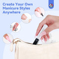 SAVILAND LED U V Light with Magnetic Stand & LCD Screen Portable Nail Lamp Kit Handsfree 2-Timer Modes Portable Mini Nail Dryer Stand for Gel