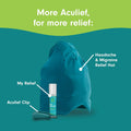 Aculief Acupressure Nausea Bracelet, Pressure Point Wristband for Motion Sickness Comfort and Chemotherapy, anti Nausea Wristband, Slim Reusable