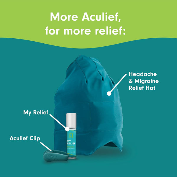 Aculief Acupressure Nausea Bracelet, Pressure Point Wristband for Motion Sickness Comfort and Chemotherapy, anti Nausea Wristband, Slim Reusable