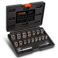 THINKWORK Bolt Extractor Kit, 18-Piece Nut Extractor Socket Set, 3/8" Drive Rounded Bolt Remover, Lug Nut Removal Tool for Damaged, Rusted,