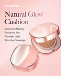 Mastina Natural Glow Cushion with Mastic Gum, 23 Color, 15G - Lightweight Foundation for Radiant and Hydrated Skin, Smooth Finish with No Greasy Shine