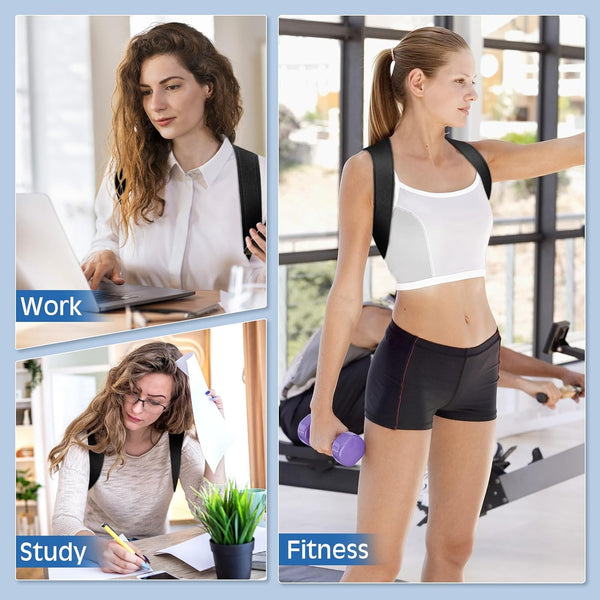 Posture Corrector for Women and Men, Adjustable Back Brace