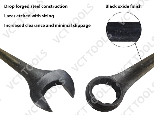 VCT 16Pc Raised Panel Combination Wrenches Set 12-Point Metric Wrench Set 6-32Mm