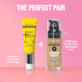 Revlon Illuminance Moisturizing Primer with SPF 30, Face Makeup Primer with Sunscreen, Squalane & Vitamin E, No White Cast, Transparent Finish,
