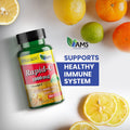 America Medic & Science Rapid-C 1000Mg Vitamin C Supplement (2 Pack of 100 Tablets) Energy Booster, Daily Immune System Support, Antioxidant |
