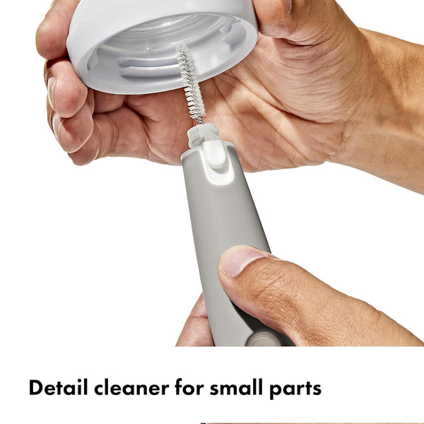 OXO Tot Bottle Brush with Nipple Cleaner and Stand - Gray