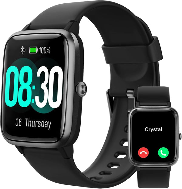 GRV Smart Watch for Ios and Android Phones (Answer/Make Calls), Watches for Men Women IP68 Waterproof Smartwatch Fitness Tracker Watch with Heart