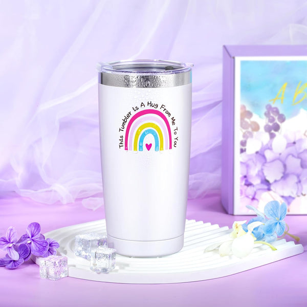 Get Well Soon Gifts for Women, Care Package for Women,Feel Better Gifts for Women 8Pcs Lavender Birthday Gift Baskets for Her Mom, Sister, Female