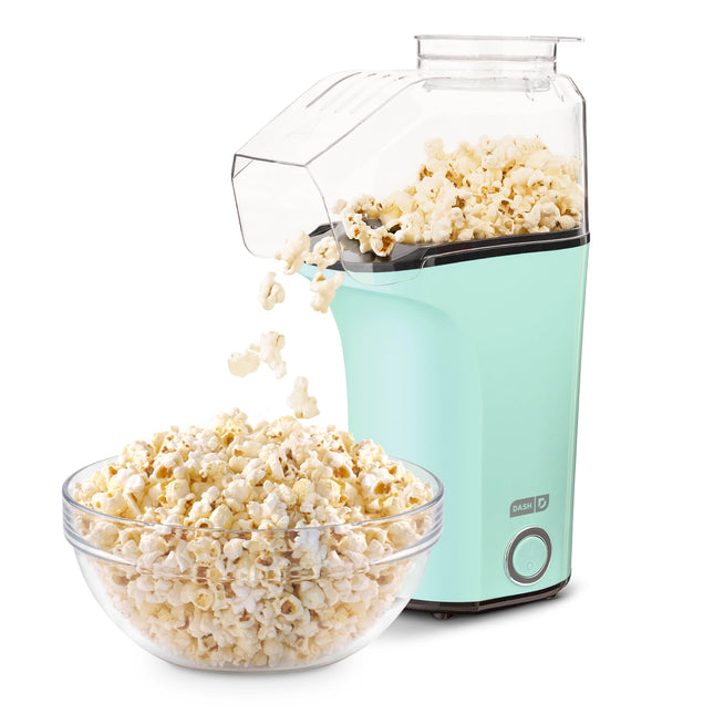 DASH Fresh Pop Popcorn Maker - Oil-Free, Air Popcorn Popper - With Measuring Cup & Recipe Guide - Perfect for Movie Nigh
