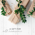 Thymes Frasier Fir Candles - Statement Collection - Silver with Pine Needle Design - Scented Candles for Home Decor - Notes of Siberian Fir
