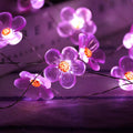 Flower String Lights?Fairy Pink Cherry Blossom String Lights 21Ft 40 Leds Waterproof USB Plug in Fun Room Lights for Spring, Nursery, Wedding,