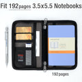 Field Notes Notebooks Cover 3.5 X.5.5 Pocket Notebook Cover with Pen Holder, Zipper Field Journal Planner Sketchbook Cover for 3.5 X 5.5 Moleskine