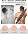 Yiclick 2PCS Exfoliating Washcloth Towel - Exfoliating Body Scrubber Exfoliator, Loofah Sponge Wash Cloth, Korean & Japanse & African Net Sponge