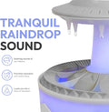 UFO Raindrop Humidifier Oil Diffuser - White - House Scent Essential Oil Desk Humidifier for Aromatherapy - Mushroom Desk Lamp Diffuser with