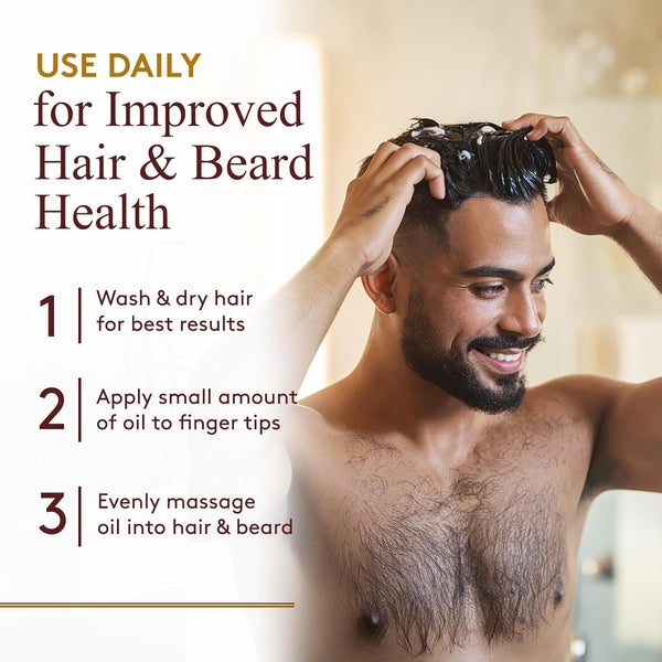 OKAY MEN BEARD HAIR GROWTH OIL 4Oz