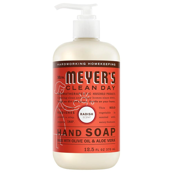MRS. MEYER'S CLEAN DAY Soap Hand Liquid Radish, 12.5 Fl Oz
