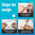 General Medi Waterproof Silicone Foam Island Dressing (10 Packs) â 4" X 4" Sterile Wound Care Pad with Adhesive Border - Sterile, Soft & Highly