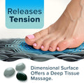 Slipx Solutions Extra Long Deep Foot Massager Bath Tub & Shower Mat 38X17 | Non-Slip, 188 Suction Cups | Feels Great on Tired Feet, Looks like