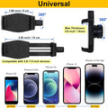 Magnetic Phone Holder,Heavy Duty Phone Mount for Truck/Tractor/Forklift/Boat/Motor Vehicles,Fit 3.5~7.5" Iphone/Nexus/Smartphone,360Â°Adjustable