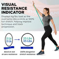 THERABAND High Resistance Bands, Set of 2 Elastic Super Bands for Improving Flexibility, Injury Rehab, & Full Body Workouts, Heavy Duty Stretch