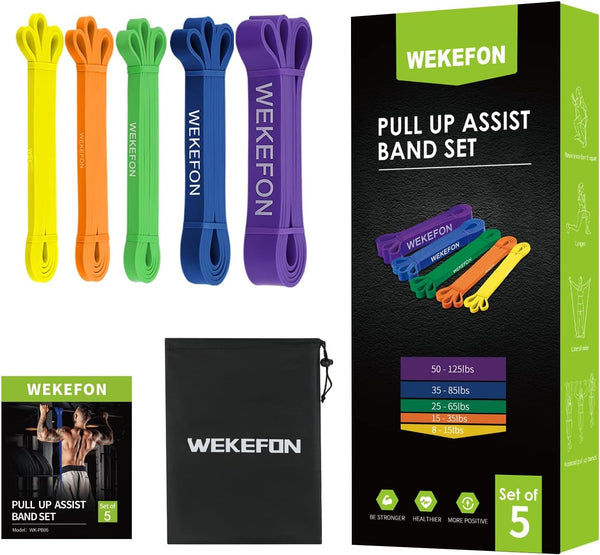 Resistance Bands Set, Pull up Assist Bands - Stretch Resistance Band - Mobility Band Powerlifting Exercise Bands for Resistance Training, Physical