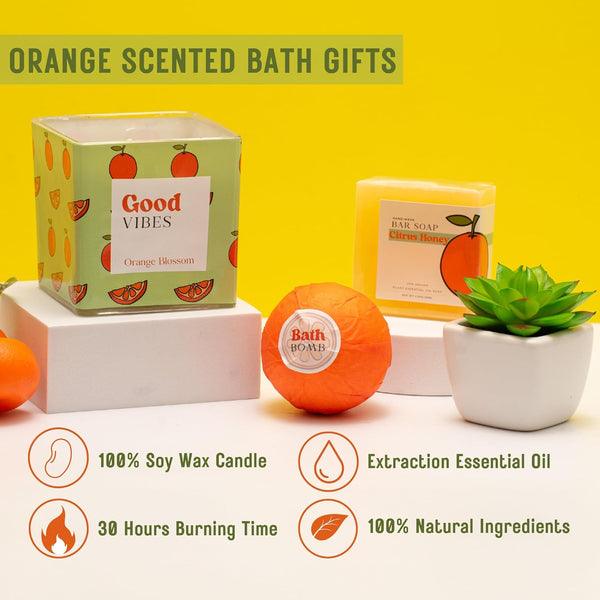 The Love Crate Co 10Pc Sunflower Gift, Spa Set | for Women, Get Well Soon Basket, You Are My Sunshine Care Package