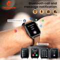 Smart Watch for Men Fitness Tracker: 1.96" Military Smartwatches with Bluetooth Call Three Lights Flashlight Watch Compatible Android Ios Phone