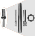 5 Packs of Heavy Duty Wedge and Feather Shims, Abuff 3/4 Inch Plug Shim and Wedge Concrete Rock Stone Splitter Hand Tools