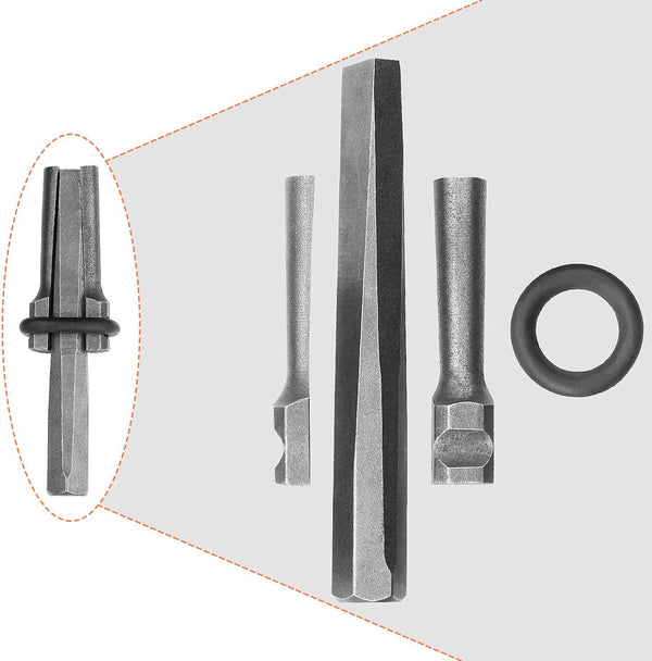 5 Packs of Heavy Duty Wedge and Feather Shims, Abuff 3/4 Inch Plug Shim and Wedge Concrete Rock Stone Splitter Hand Tools