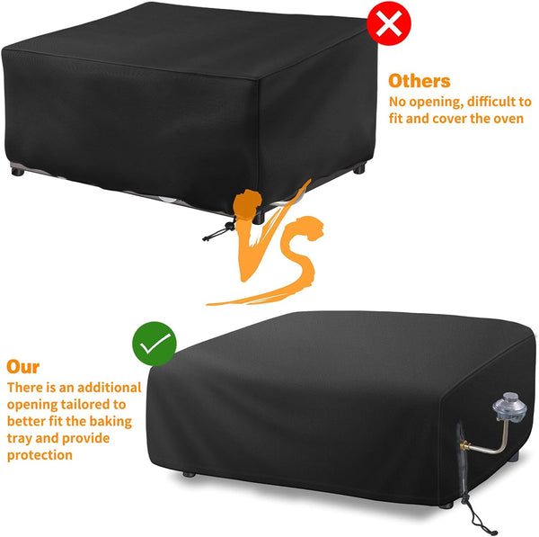 Grill Cover for Blackstone 22 Inch Griddle, Waterproof Oxford Material BBQ Grill Cover with Drawstrings, Flat Top 22" Gas Grill Cover Only Fits