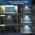 [6 Packs] Solar Motion Lights Outdoor, Ultra Bright Solar Fence Lights with Motion Sensor, IP65 Waterproof Security Lights 3 Modes, 270Â° Lighting