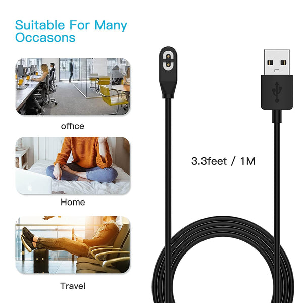 AWINNER 2 Pack Compatible for Shokz Charging Cable,Magnetic Charger Cord Compatible for Aftershokz Aeropex As800,Shokz Openrun Pro,Openrun,Openrun