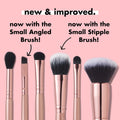 E.L.F. Flawless Face Kit, 6-Piece Brush Collection, Brushes for Face, Eyes & Brows, Vegan & Cruelty-Free
